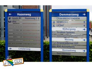 Buitenbewegwijzering industrieterrein